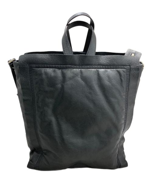 ECCO（エコー）ECCO (エコー) 2WAYレザーバッグ ブラックの古着・服飾アイテム