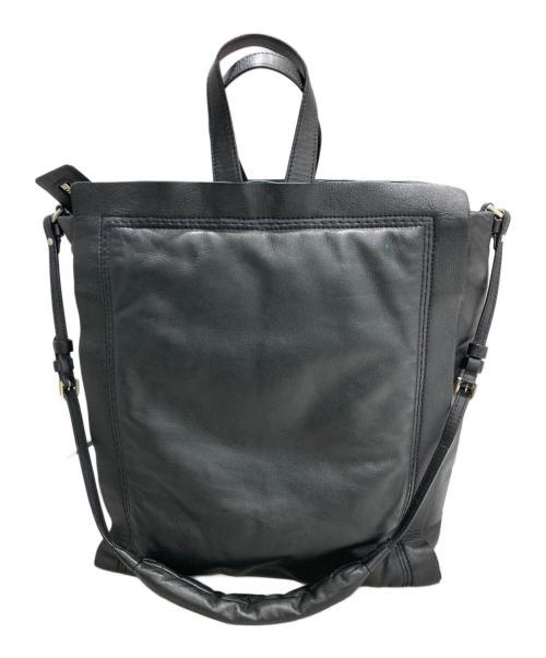 ECCO（エコー）ECCO (エコー) 2WAYレザーバッグ ブラックの古着・服飾アイテム