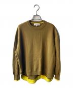 ENFOLDエンフォルド）の古着「CASH TOUCH BOX プルオーバー」｜キャメル