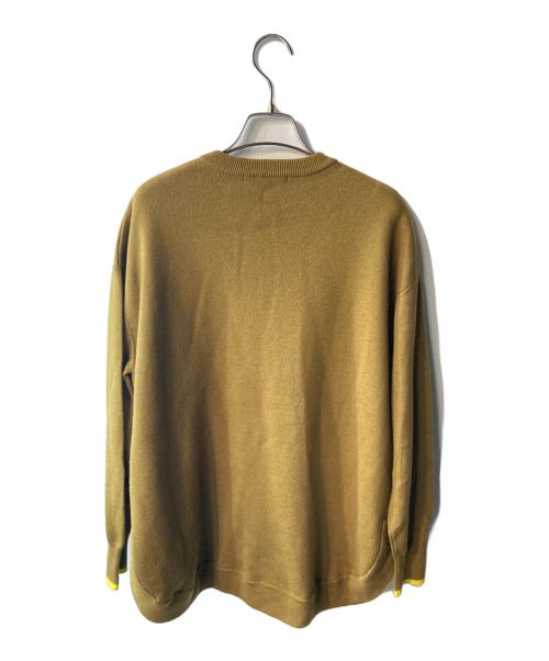 ENFOLD（エンフォルド）ENFOLD (エンフォルド) CASH TOUCH BOX プルオーバー キャメル サイズ:Mの古着・服飾アイテム