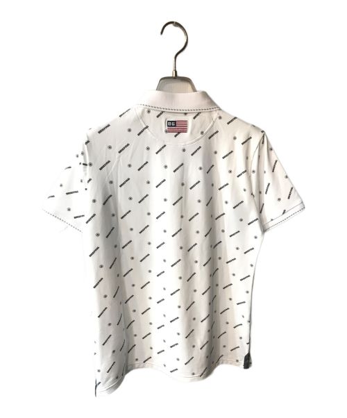 BRIEFING（ブリーフィング）BRIEFING (ブリーフィング) WS MONOGRAM POLO ホワイト サイズ:Ｍの古着・服飾アイテム