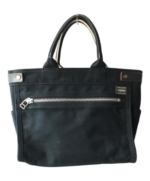 PORTER GIRL（ポーターガール）PORTER GIRL (ポーターガール) ネイキッドトートバッグ ブラックの古着・服飾アイテム