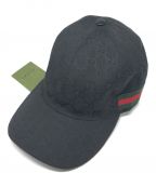 GUCCIグッチ）の古着「キャップ」｜ブラック