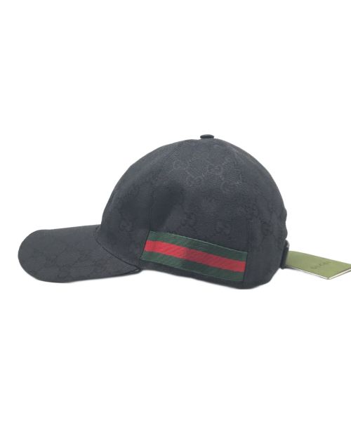 GUCCI（グッチ）GUCCI (グッチ) キャップ ブラック サイズ:ＸＬ 未使用品の古着・服飾アイテム
