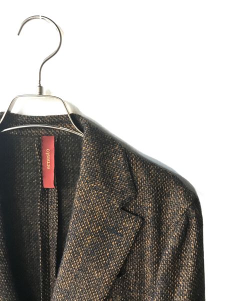 ernesto（エルネスト）ernesto (エルネスト) テーラードジャケット ブラウン サイズ:44の古着・服飾アイテム