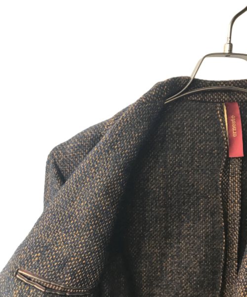 ernesto（エルネスト）ernesto (エルネスト) テーラードジャケット ブラウン サイズ:44の古着・服飾アイテム