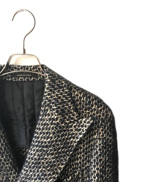 TAGLIATORE（タリアトーレ）TAGLIATORE (タリアトーレ) Brilla per il gusto (ブリッラ ペル イルグースト) ダブルコート ネイビー×ホワイト サイズ:44の古着・服飾アイテム