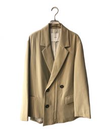 UN3D.（アンスリード）の古着「クロスデザインジャケット」｜ベージュ