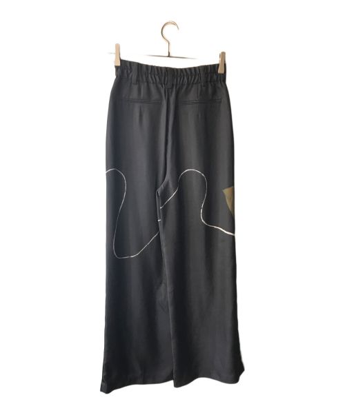 UN3D.（アンスリード）UN3D. (アンスリード) LINE ART PT ブラック サイズ:38の古着・服飾アイテム