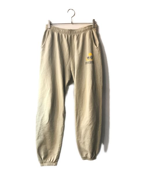 Sporty & Rich（スポーティーアンドリッチ）Sporty & Rich (スポーティーアンドリッチ) スウェットパンツ ベージュ サイズ:Lの古着・服飾アイテム