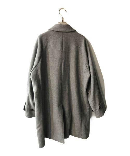 PLST（プラステ）PLST (プラステ) ベランディバルカラーコート グレー サイズ:Lの古着・服飾アイテム