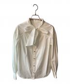 HER LIP TOハーリップトゥ）の古着「ボウタイブラウス」｜ホワイト