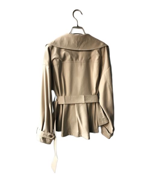 HER LIP TO（ハーリップトゥ）Her lip to (ハーリップトゥ) Everyday Belted Trench Jacket ベージュ サイズ:Sの古着・服飾アイテム