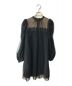 Her lip to（ハーリップトゥ）の古着「French Pleated Lace Dress」｜ブラック