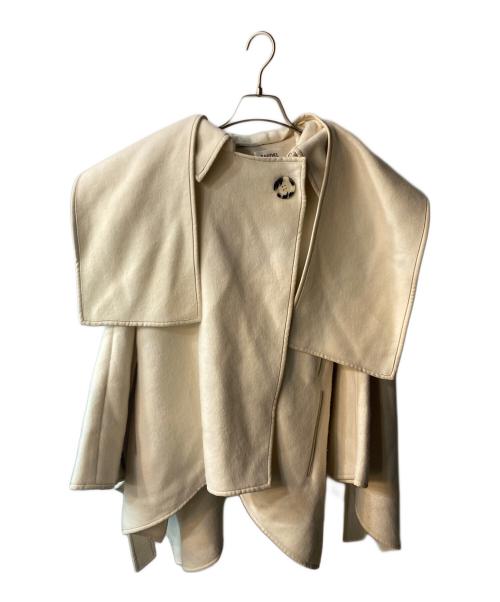 Snidel（スナイデル）Snidel (スナイデル) PONCHO COAT アイボリー サイズ:FREEの古着・服飾アイテム