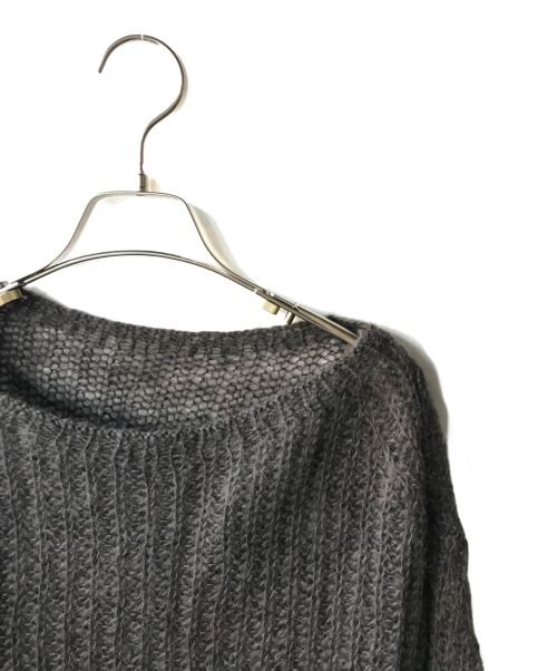 Snidel（スナイデル）Snidel (スナイデル) モヘヤニットキャミワンピースセット ブラック×グレー サイズ:Sの古着・服飾アイテム