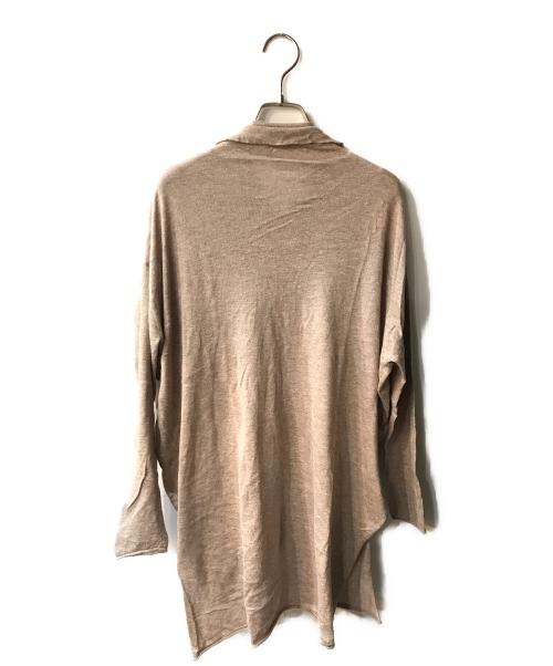 GALERIE VIE（ギャルリーヴィー）GALERIE VIE (ギャルリーヴィー) コットンカシミヤシルク ハイネックカーディガン グレー サイズ:Sの古着・服飾アイテム