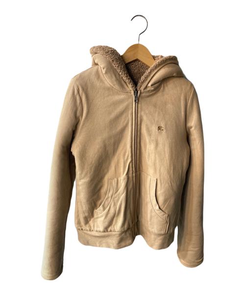 BURBERRY BLUE LABEL（バーバリー ブルー レーベル）BURBERRY BLUE LABEL (バーバリーロンドンブルーレーベル) ボアジャケット ベージュ サイズ:Ｍの古着・服飾アイテム