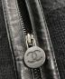 中古・古着 CHANEL (シャネル) 切替レザージャケット ブラック サイズ:36：90000円