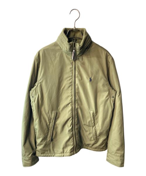 POLO RALPH LAUREN（ポロ・ラルフローレン）POLO RALPH LAUREN (ポロ・ラルフローレン) ジップアップジャケット カーキ サイズ:Sの古着・服飾アイテム