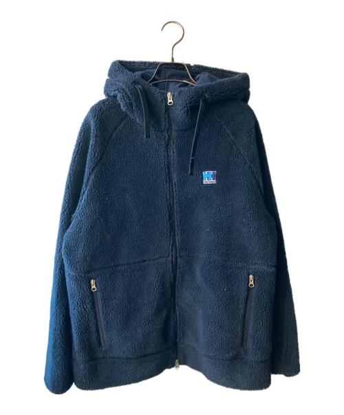 HELLY HANSEN（ヘリーハンセン）HELLY HANSEN (ヘリーハンセン) ファイバーパイルフーディー ネイビー サイズ:Lの古着・服飾アイテム