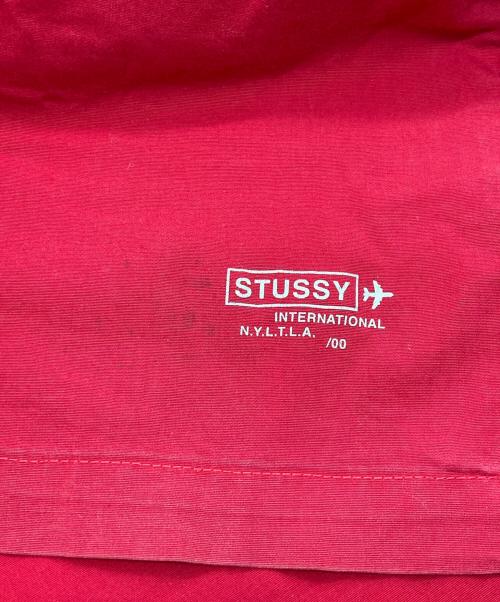 stussy（ステューシー）stussy (ステューシー) 半袖シャツ レッド サイズ:Lの古着・服飾アイテム