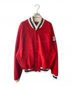 POLO SPORTポロスポーツ）の古着「フリーススタジャン」｜レッド