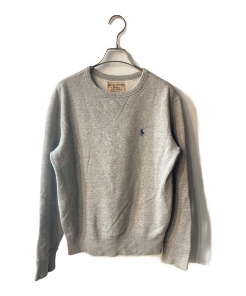 POLO RALPH LAUREN（ポロ・ラルフローレン）POLO RALPH LAUREN (ポロ・ラルフローレン) クルーネックスウェット グレー サイズ:XSの古着・服飾アイテム