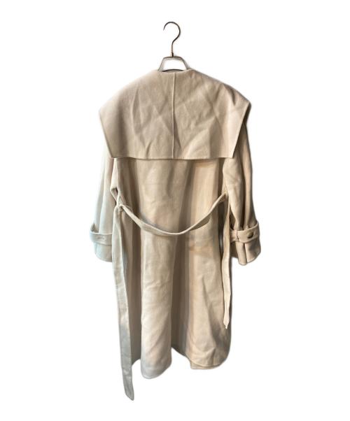 Snidel（スナイデル）Snidel (スナイデル) ビッグカラーリバーコート ベージュ サイズ:Ｓの古着・服飾アイテム