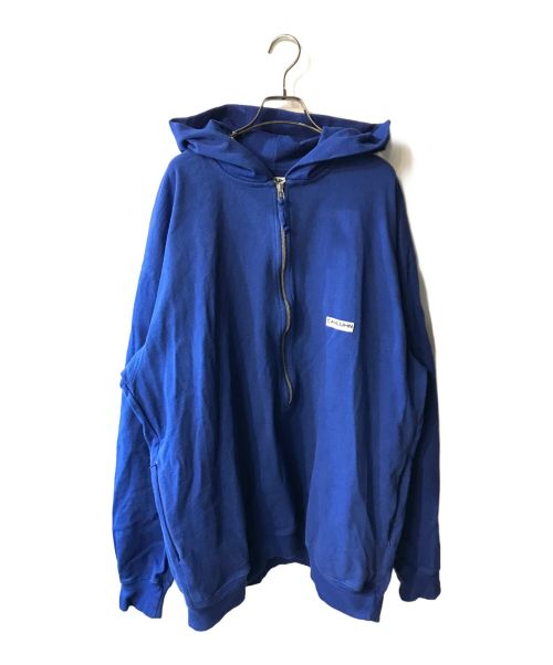 CAHLUMN（カウラム）CAHLUMN (カウラム) ジップパーカー ブルー サイズ:XXLの古着・服飾アイテム