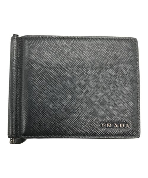 PRADA（プラダ）PRADA (プラダ) マネークリップ ブラックの古着・服飾アイテム