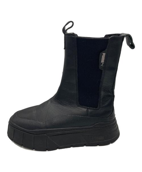 PUMA（プーマ）PUMA (プーマ) MAYZE Stack Chelsea ブラック サイズ:24cmの古着・服飾アイテム