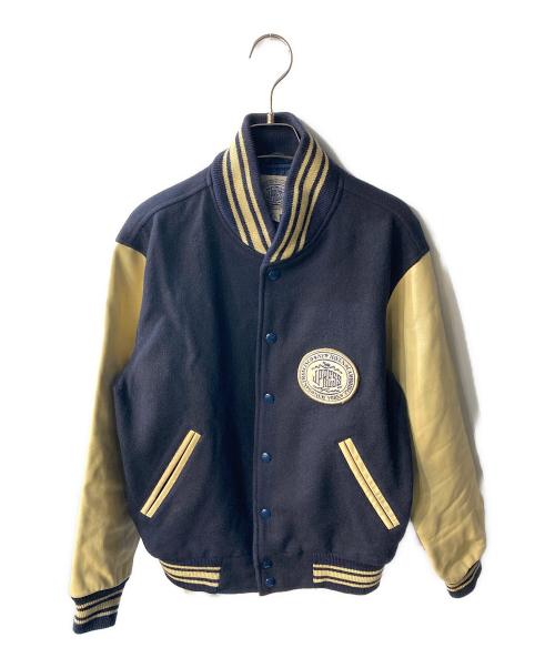 J.PRESS（ジェイプレス）J.PRESS (ジェイプレス) スタジャン ネイビー×アイボリー サイズ:Ｍの古着・服飾アイテム