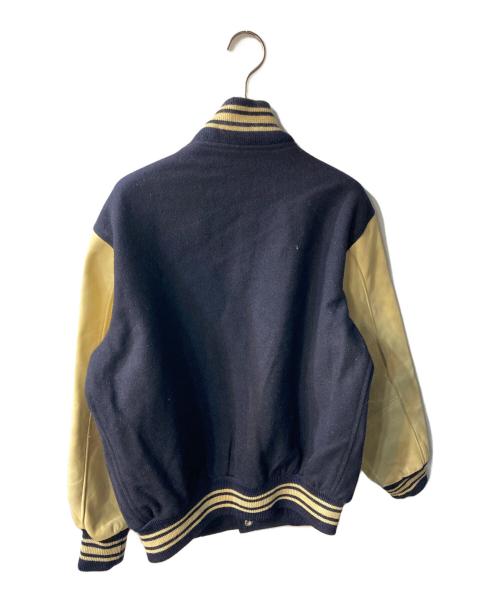 J.PRESS（ジェイプレス）J.PRESS (ジェイプレス) スタジャン ネイビー×アイボリー サイズ:Ｍの古着・服飾アイテム