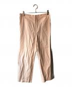 AURALEEオーラリー）の古着「WASHED FINX TWILL EASY WIDE PANTS」｜ピンク