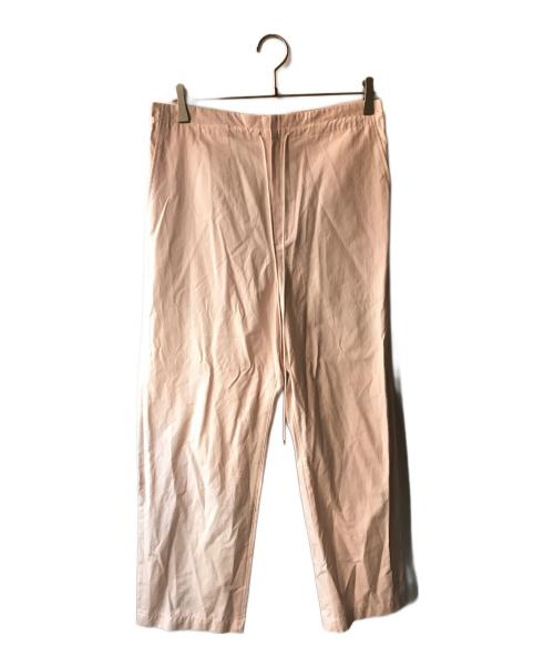 AURALEE（オーラリー）AURALEE (オーラリー) WASHED FINX TWILL EASY WIDE PANTS ピンク サイズ:3の古着・服飾アイテム