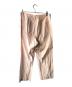 AURALEE (オーラリー) WASHED FINX TWILL EASY WIDE PANTS ピンク サイズ:3：7000円