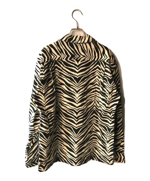 STYLE EYES（スタイルアイズ）STYLE EYES (スタイルアイズ) Mid 1950s Style Corduroy Sports Shirt ホワイト×ブラック サイズ:Lの古着・服飾アイテム