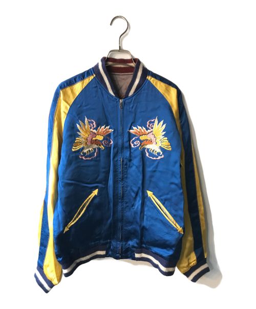 KOSHO & CO.（コウショウ）KOSHO & CO. (コウショウ) Early 1950s Style Acetate Souvenir Jacket ブルー サイズ:Lの古着・服飾アイテム