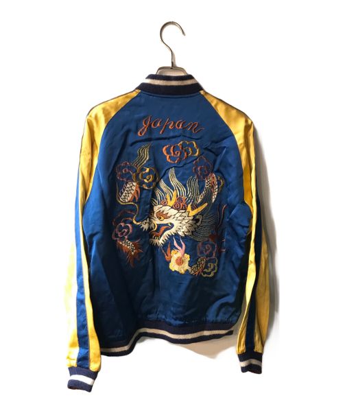 KOSHO & CO.（コウショウ）KOSHO & CO. (コウショウ) Early 1950s Style Acetate Souvenir Jacket ブルー サイズ:Lの古着・服飾アイテム