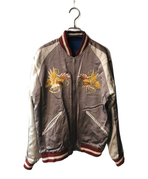 KOSHO & CO.（コウショウ）KOSHO & CO. (コウショウ) Early 1950s Style Acetate Souvenir Jacket ブルー サイズ:Lの古着・服飾アイテム