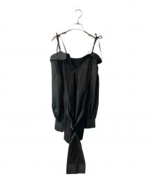 melt the lady（メルトザレディ）の古着「shirt mini dress」｜ブラック