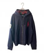 POLO RALPH LAURENポロ・ラルフローレン）の古着「ジップパーカー」｜ネイビー