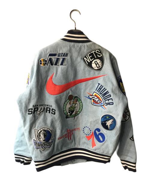 SUPREME（シュプリーム）Supreme (シュプリーム) NIKE (ナイキ) NBA Denim Warm-Up Jacket ブルー サイズ:Sの古着・服飾アイテム