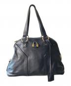 Yves Saint Laurentイヴサンローラン）の古着「ハンドバッグ」｜ネイビー