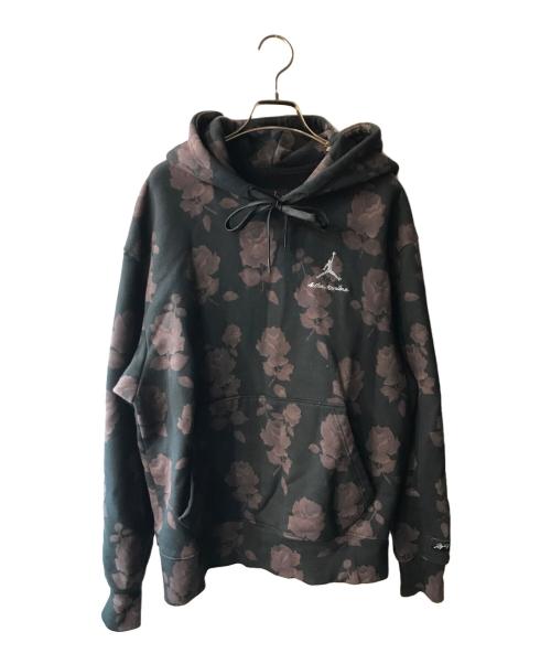 JORDAN（ジョーダン）JORDAN (ジョーダン) A Ma Maniere (ア・マ・マニエール) AS M J AMM AOP FLC HOODIE ブラック サイズ:Lの古着・服飾アイテム