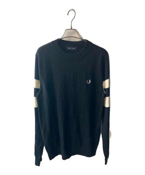 FRED PERRY（フレッドペリー）FRED PERRY (フレッドペリー) ニット ブラック サイズ:Mの古着・服飾アイテム