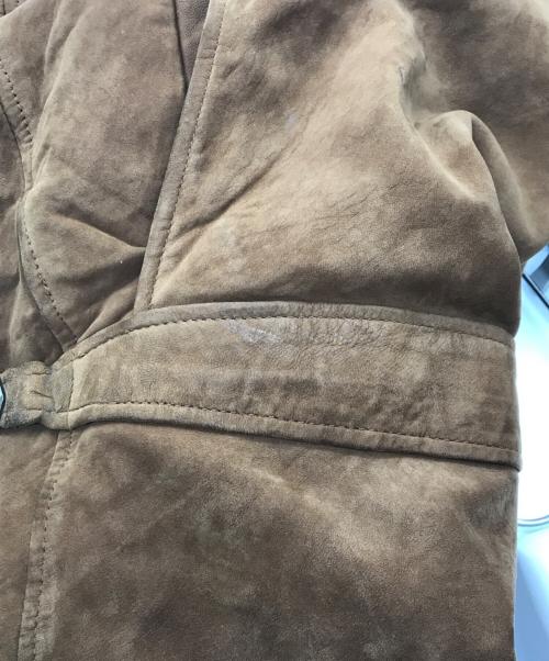 POLO RALPH LAUREN（ポロ・ラルフローレン）POLO RALPH LAUREN (ポロ・ラルフローレン) レザーブルゾン ブラウン サイズ:Lの古着・服飾アイテム