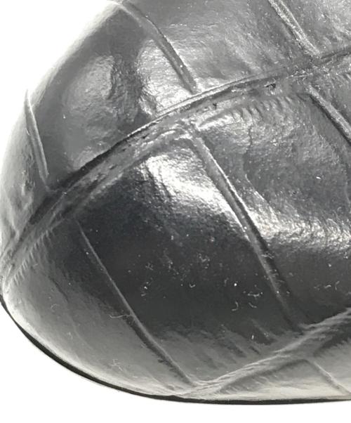 Vivienne Westwood ANGLOMANIA（ヴィヴィアンウエストウッドアングロマニア）VIVIENNE WESTWOOD ANGLOMANIA (ヴィヴィアンウエストウッドアングロマニア) 型押しパンプス ブラック サイズ:22.5cmの古着・服飾アイテム