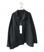 COMOLIコモリ）の古着「デニム ワークジャケット」｜ブラック